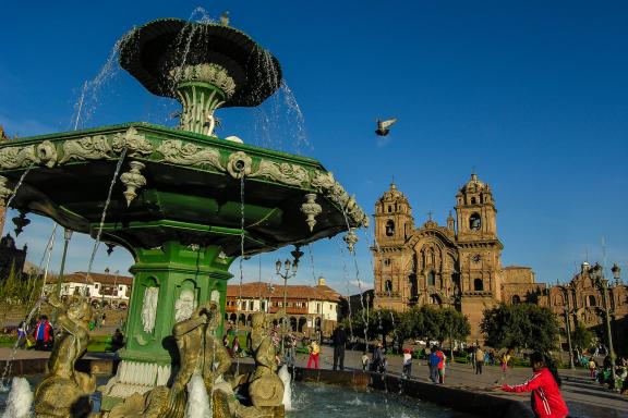 Place d’armes à Cusco au Pérou