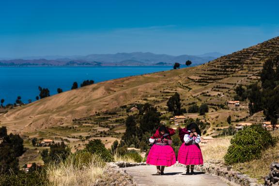 Sur l'ile de Amantani au Pérou, le tourisme communautaire se développe