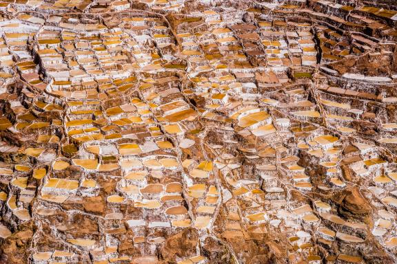 Salines de Maras dans la région de Cusco au Pérou