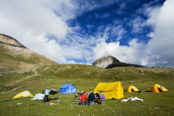 Entre Bhijor et le col de Nangla Bhanjyang au haut Dolpo au Népal