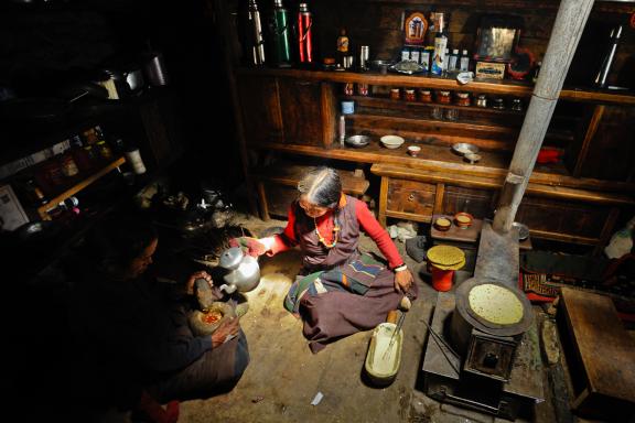 Village de Bhijor village au haut Dolpo au Népal