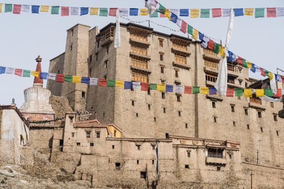 Palais royal de Leh au Ladakh en Himalaya en Inde