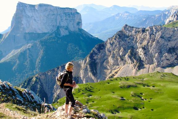 Trek au mont Aiguille et la plaine du Queyrie du grand Veymont