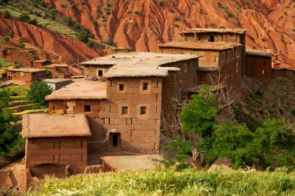 Trek près de maisons de pisé Aït Bou Oulli