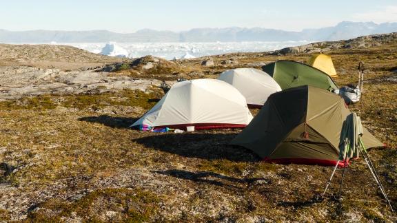 Voyage d'aventure et bivouac au bord du fjord Sermilik