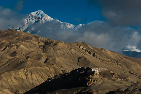 Monastère de Namgyal à Lo-Manthang capitale du Mustang au Népal