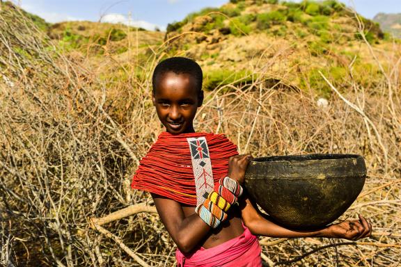 Voyage et enfant Rendille au Kenya