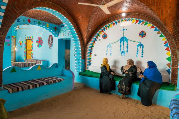 Excursion vers une demeure nubienne près d'Assouan
