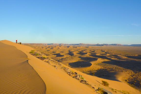 Trekking dans les dunes de Merzouga
