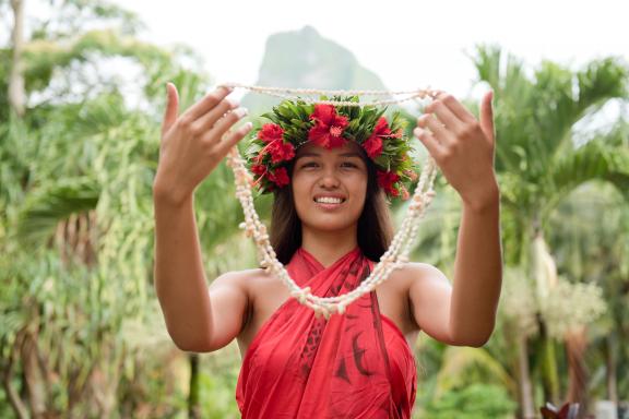 rencontre avec la population locale à Moorea