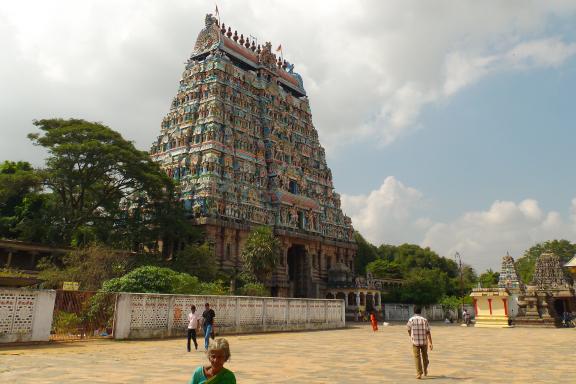 Trekking vers un temple hindou tamoul au Tamil Nadu