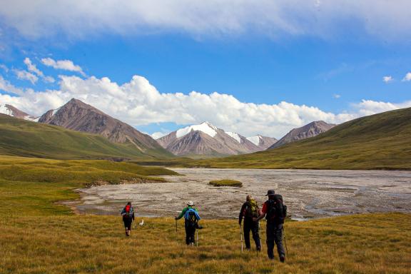 trek vers les montagnes célèstes au Kirgizistan