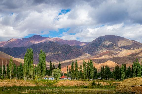 Trek et voyage autour Kyzyl Oy Kirghizistan