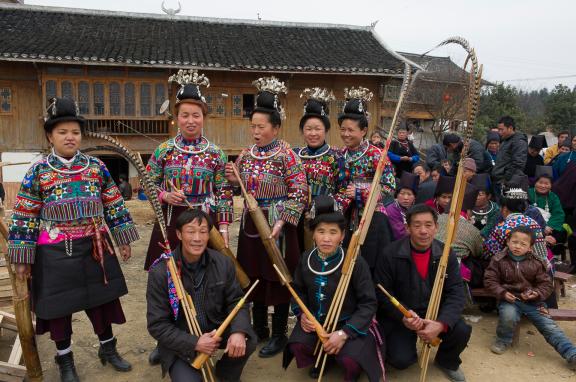 Randonnée vers des Miao de la région de Danzhai dans le Guizhou oriental