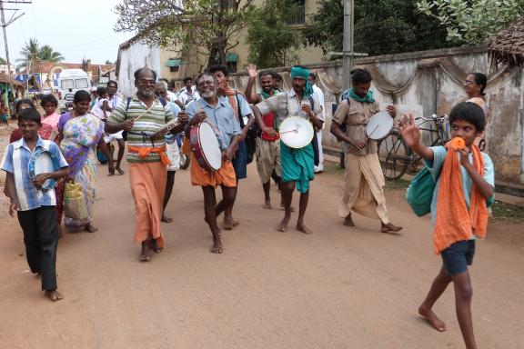 Immersion dans une fête locale chez les tamouls au Tamil Nadu