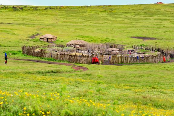 Rencontre dans un village au Kenya