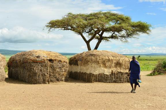 Voyage et habitation local des Masaï au Kenya