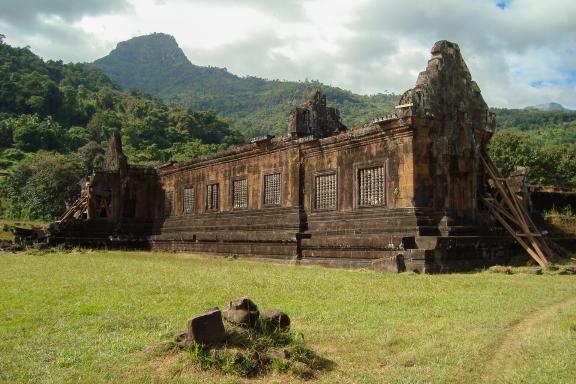 Voyage vers les ruines du temple Vat Phu dans la région de Champassak