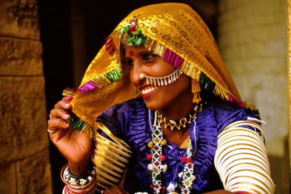 Rencontre avec une danseuse rajpoute au Rajasthan