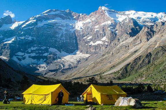 trek et bivouac pic mary monts Fansky Tadjikistan