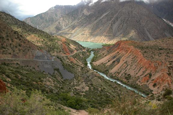 Trek vers lme lac Iskander Tadjikistan
