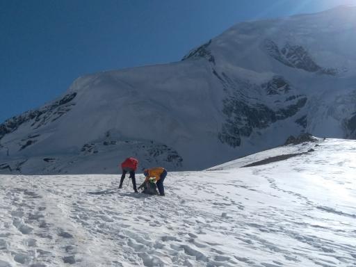 Ascension du Thorong peak sur le tour des Annapurnas