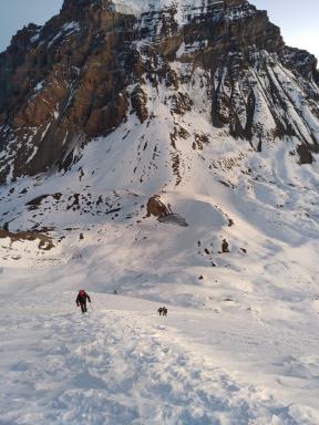 Ascension du Thorong peak sur le tour des Annapurnas