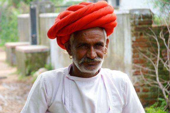 Voyage avec un berger rabari en pèlerinage au festival d'Ambaji