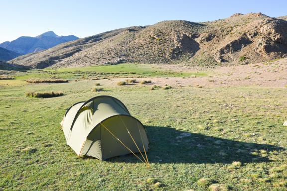 Trek au bivouac sur le plateau du Tichka