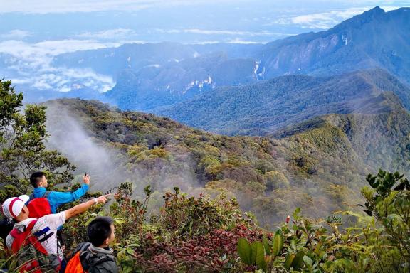 Ascension du Mont Mulu au Sarawak oriental