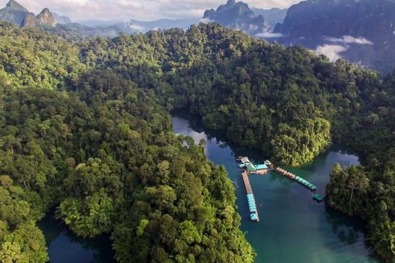 Voyage vers le parc national de Khao Sok au sud de la Thaïlande