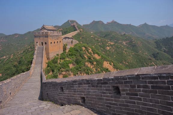 Trekking sur la Grande Muraille de Chine au nord de Pékin