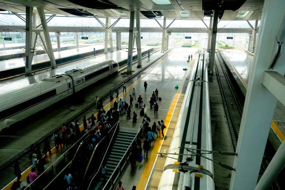 Voyages en train à partir de la gare de Pékin vers Hong Kong