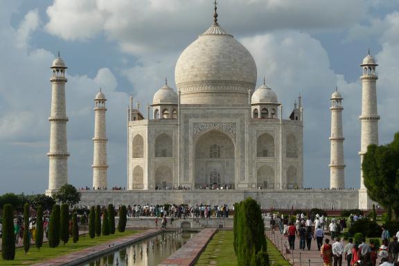 Randonnée vers le célèbre Taj Mahal à Agra