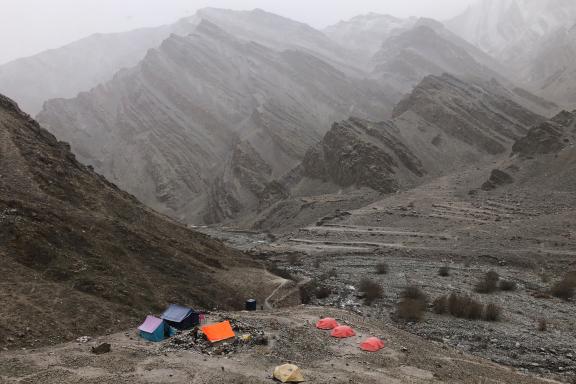 Campement Saïga à Hemis, en Inde