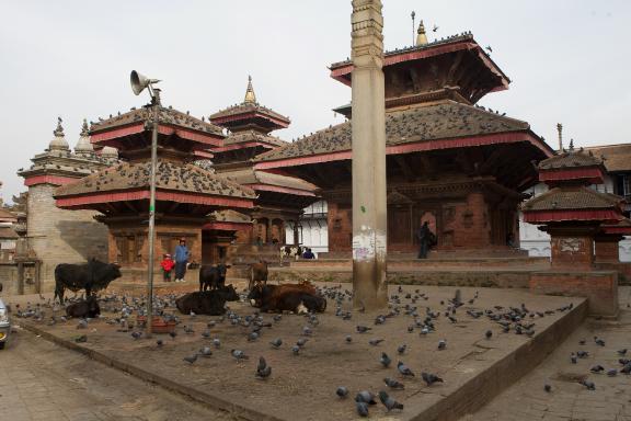Durbar Square à Kathmandu au Népal