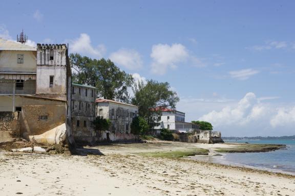 Stone Town sur l'île de Zanzibar en Tanzanie