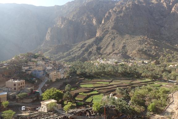 Vue de Bilat Sayt à Oman