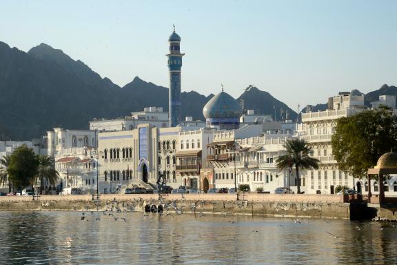 Vieille ville de Mutrah à Oman