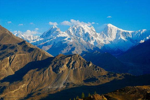 Montagnes spectaculaires à Karimabad région Hunza