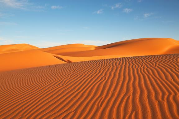 Dunes ocres en Mauritanie