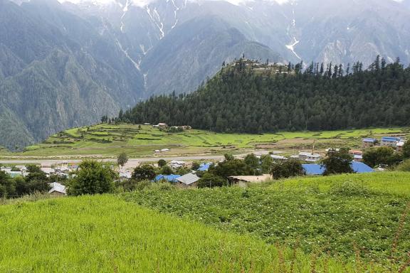 Région de Simikot au Népal