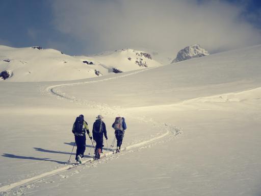 Trek et progression en ski de randonnée en France