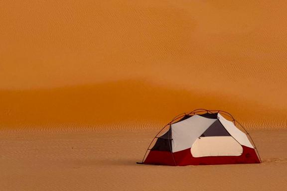 Bivouac dans les dunes
