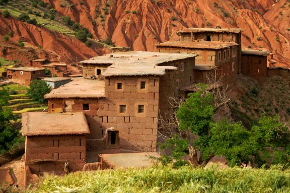 Trek près de maisons de pisé Aït Bou Oulli