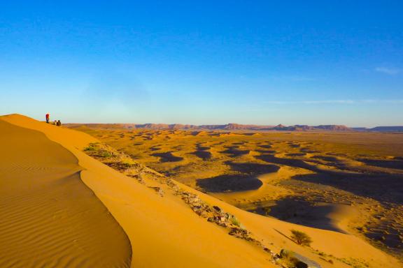 Trekking dans les dunes de Merzouga