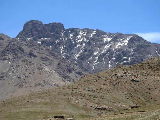 Trek à la descente de col de l'Angour dans l'Atlas
