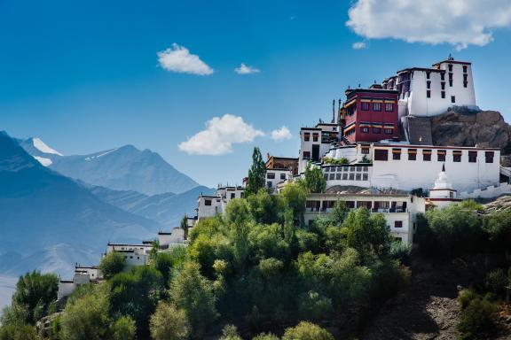 Monastère de Spituk au Ladakh en Himalaya en Inde