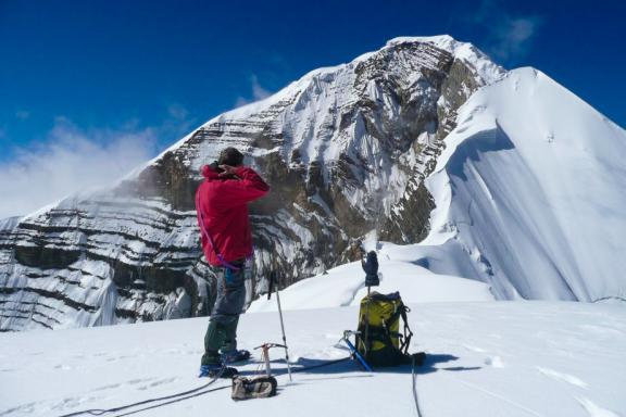 Ascension du Thorong peak sur le tour des Annapurnas