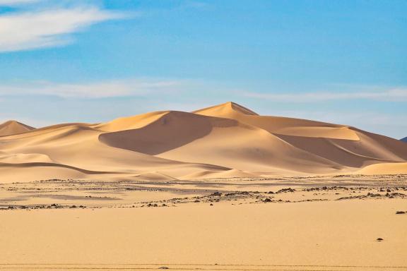 Voyage près de dunes au Mehadjebat